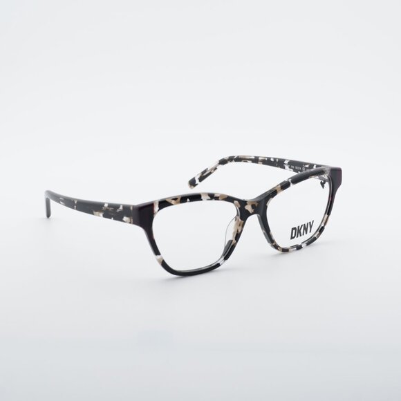 DKNY DK5057 010 Eyeglasses - Black Havana/Plum 53mm Cat Eye Frame main image 5